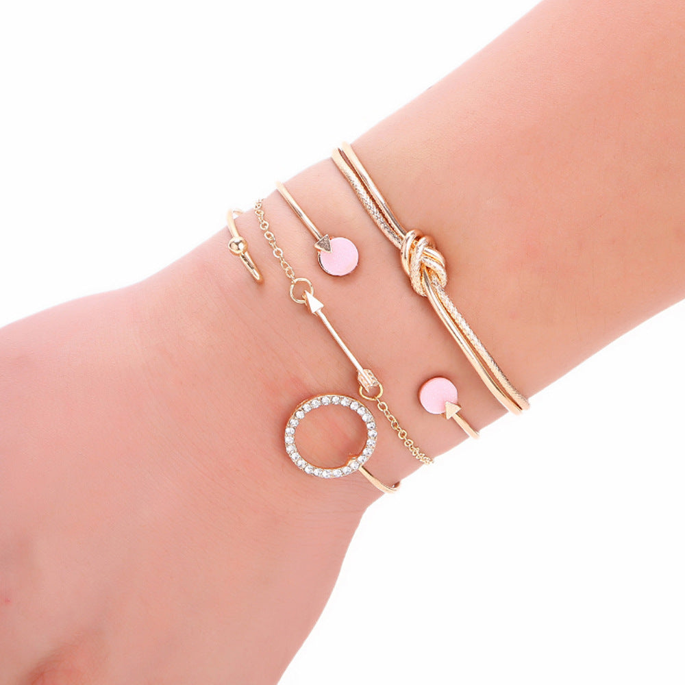 Set of 6 Chain Bracelets, Bohemian Bracelets For Women