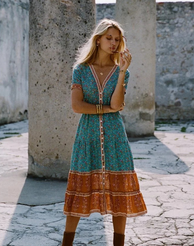 Boho Dress, Dress For Women, Bohemian Dress, Summer Dress, Boho Summer Dress For Women