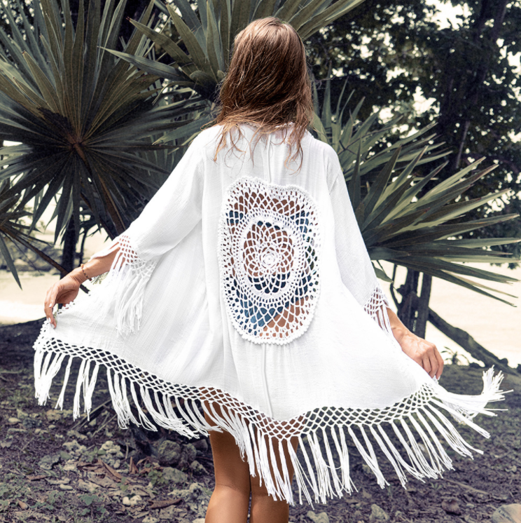 Tassel Beach Summer Kimono