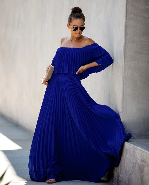 Off Shoulder Bridesmaid Party Dress