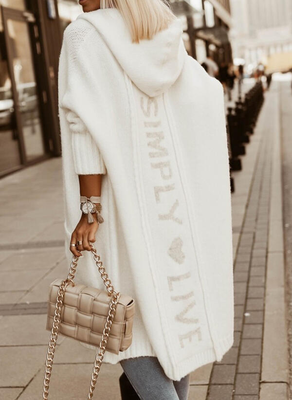 Bohemian Hooded Sweater, Boho Cardigan For Women