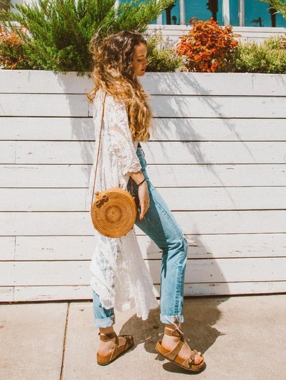 Lace Boho Cardigan Bohemian Kimono For Women