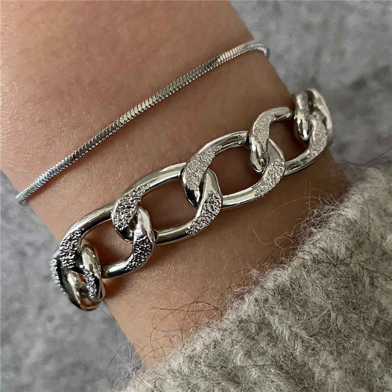 Set of 2 Chain Bracelets, Boho Bracelets For Women