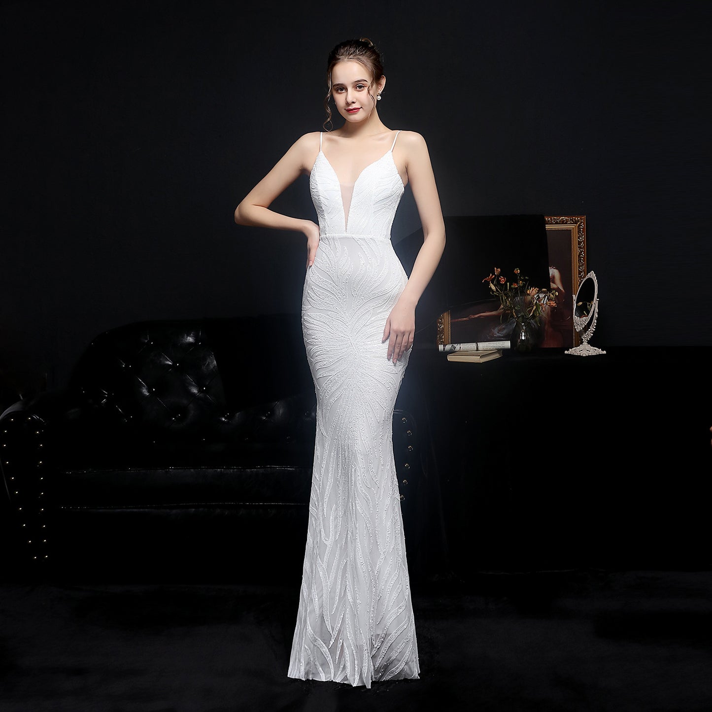 Mermaid Sequin Evening Party Dress
