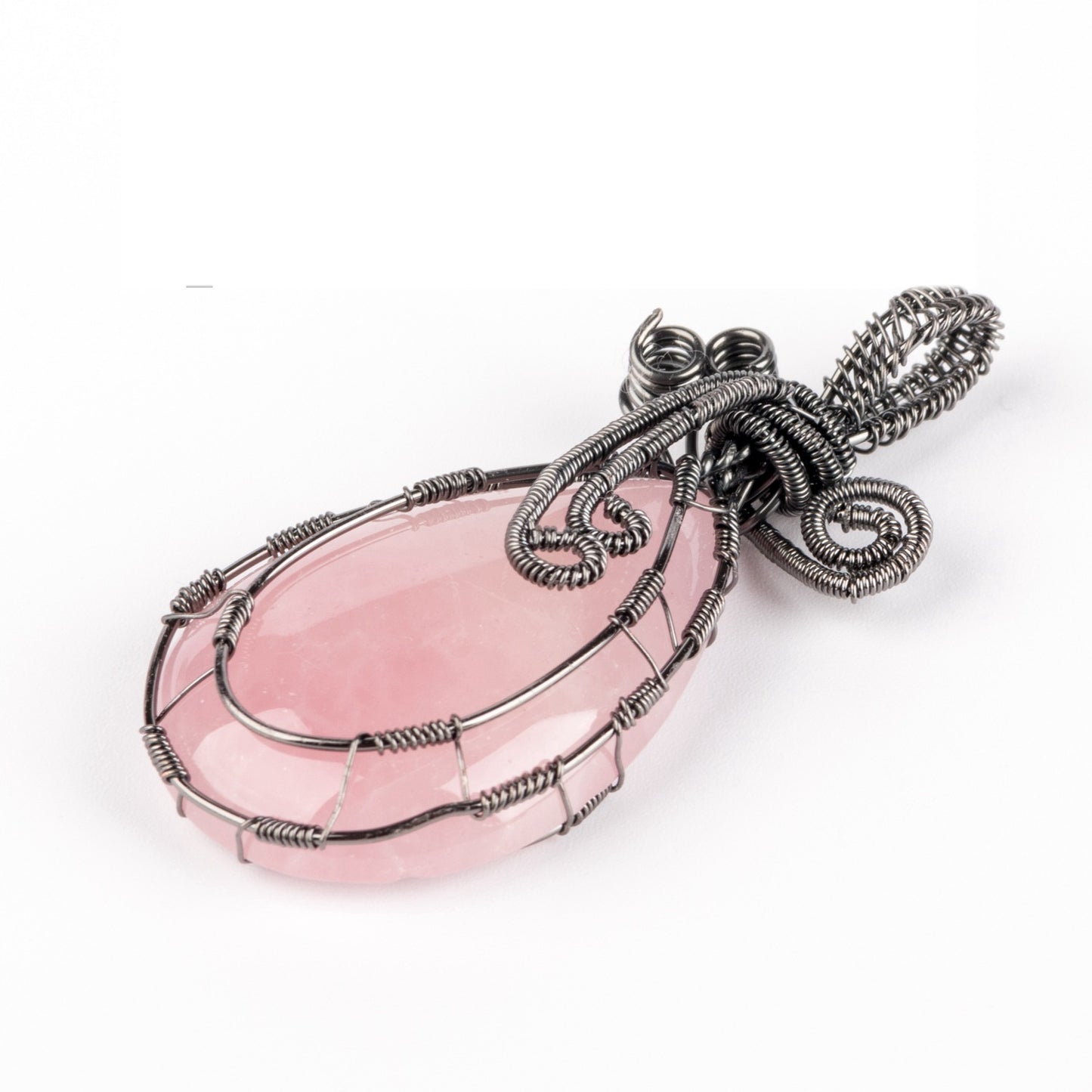 Natural Gemstone Crystal Water Drop Pendant