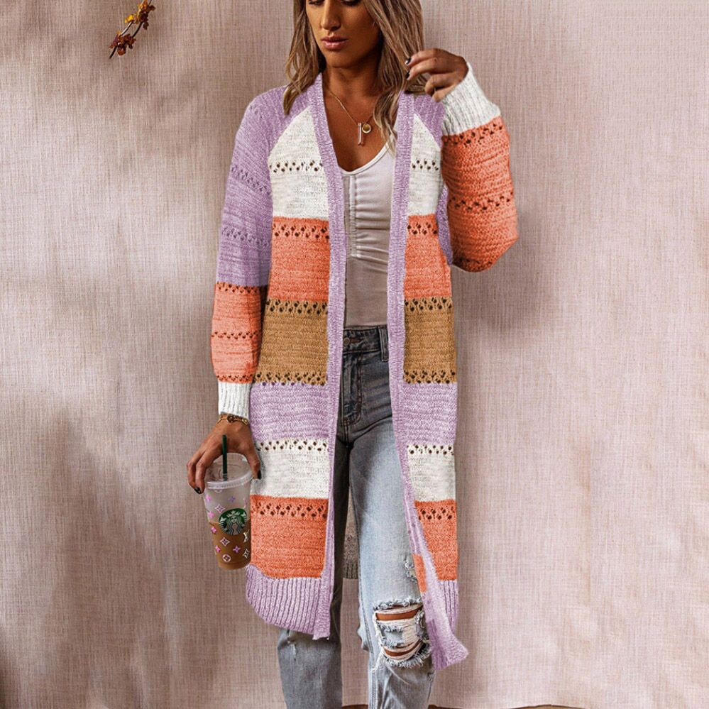 Boho Knitted Cardigan For Women, Autumn Jumper