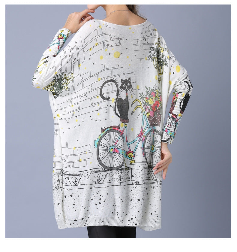 Boho Sweater Dress For Women, Bohemian Jumper