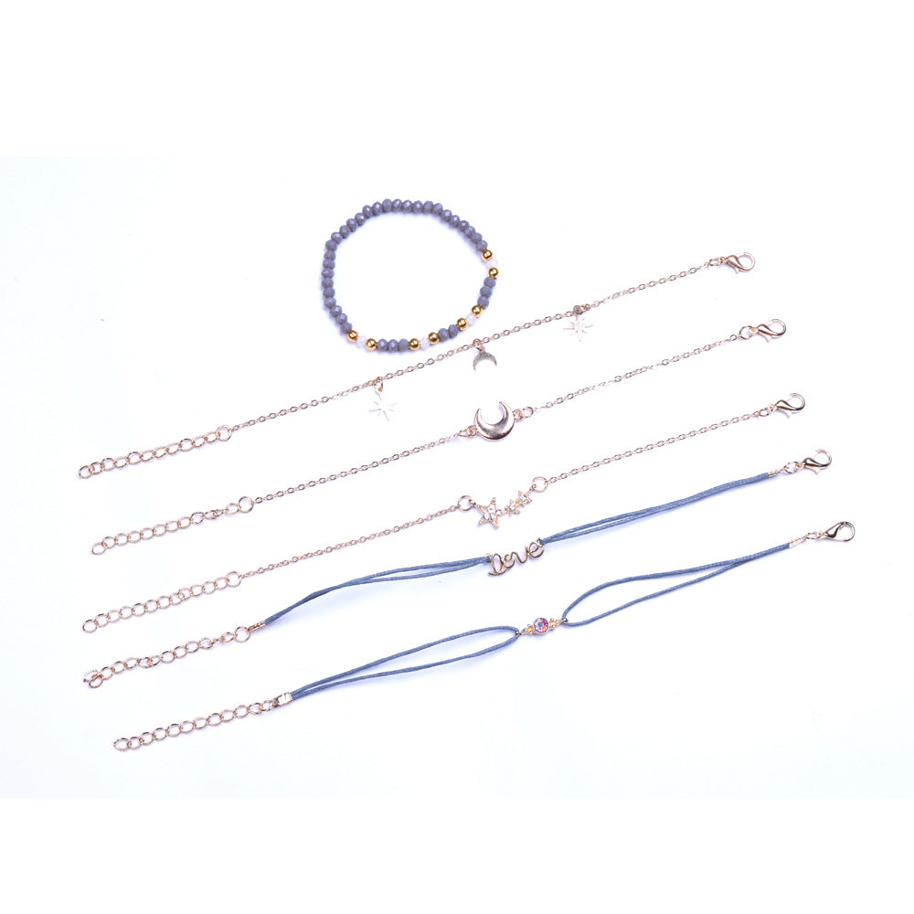 Set of 6 Bohemian Bracelets, Bracelets For Women