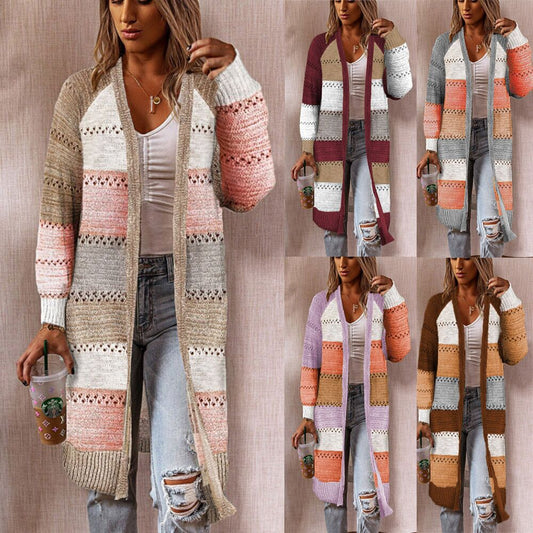 Boho Knitted Cardigan For Women, Autumn Jumper