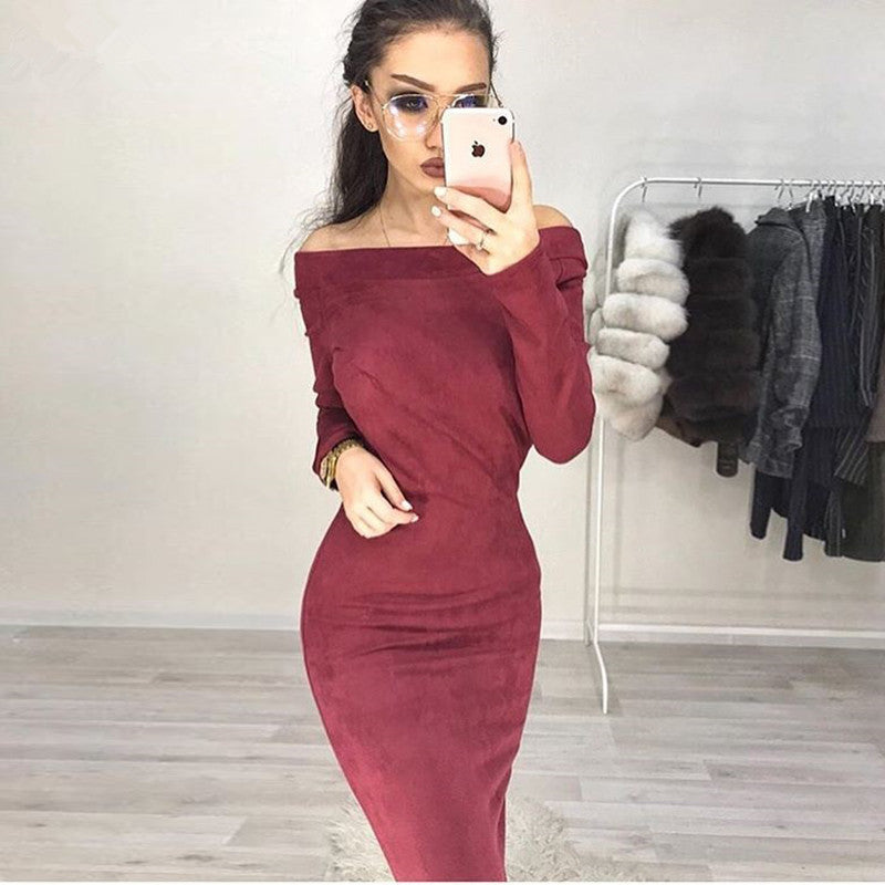 Off Shoulders Bodycon Party Dress, Cocktail Dress