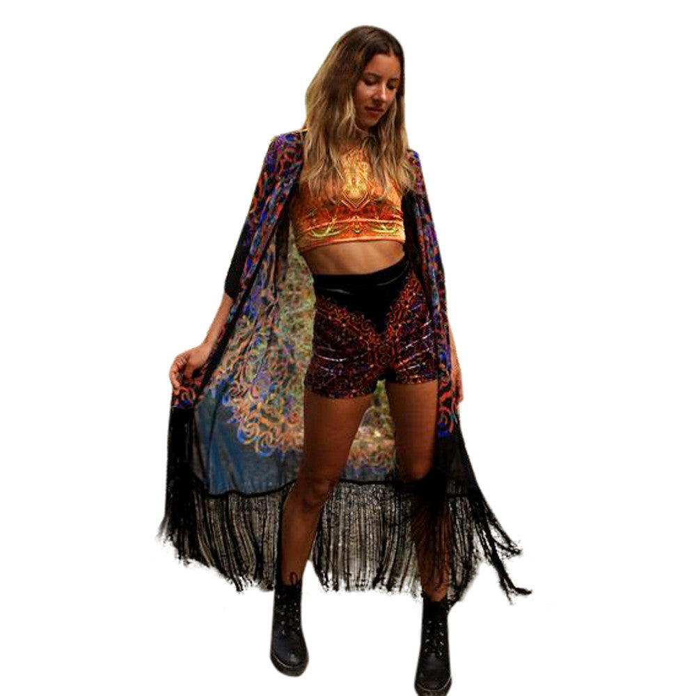 Tassel Tribal Kimono