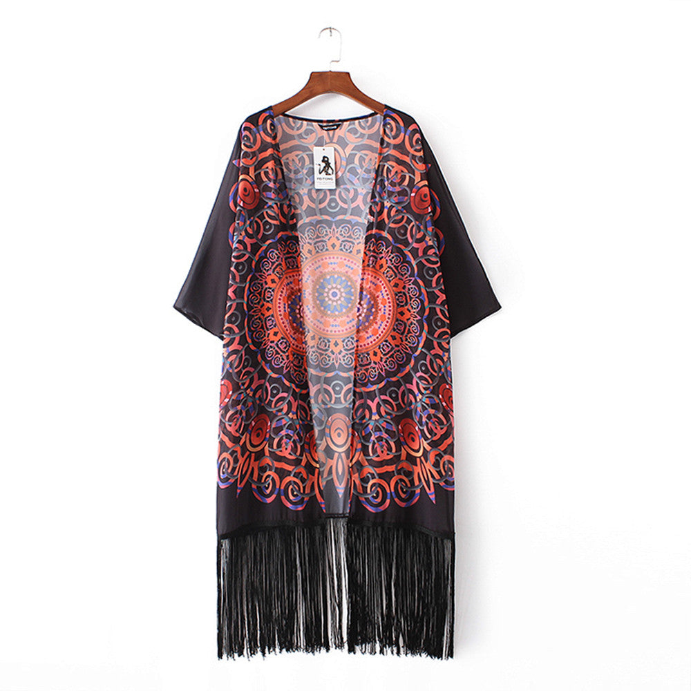 Tassel Tribal Kimono