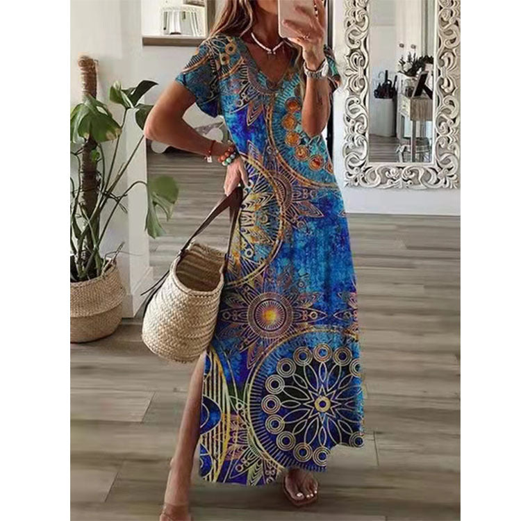 Bohemian Maxi Summer Dress, Boho Dress For Women