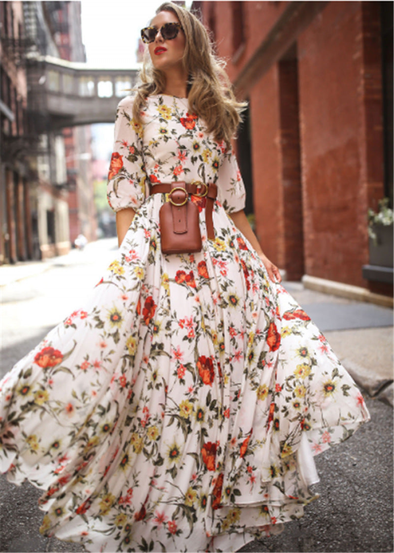 Bohemian Dress For Women, Floral Summer Dress