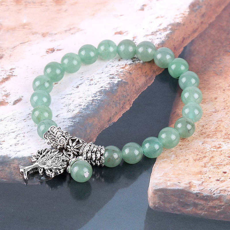 African Jade Tree of Life Bracelet