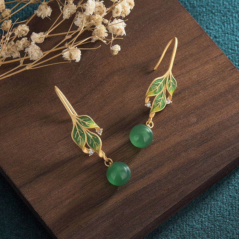 Vintage Jade Earrings