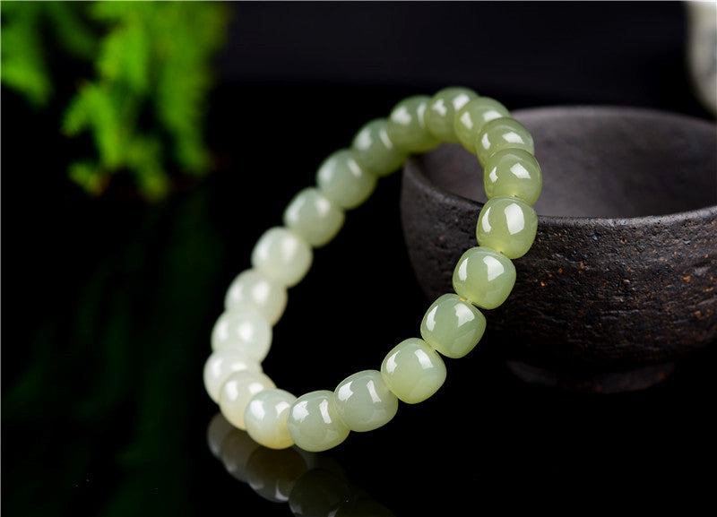 Water Gradient Jade Gemstone Bracelet