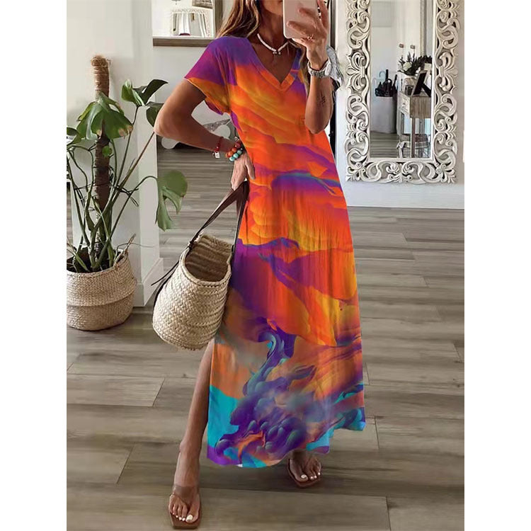 Bohemian Maxi Summer Dress, Boho Dress For Women