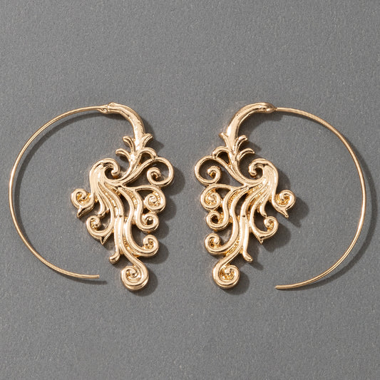 Vintage Spiral Earrings