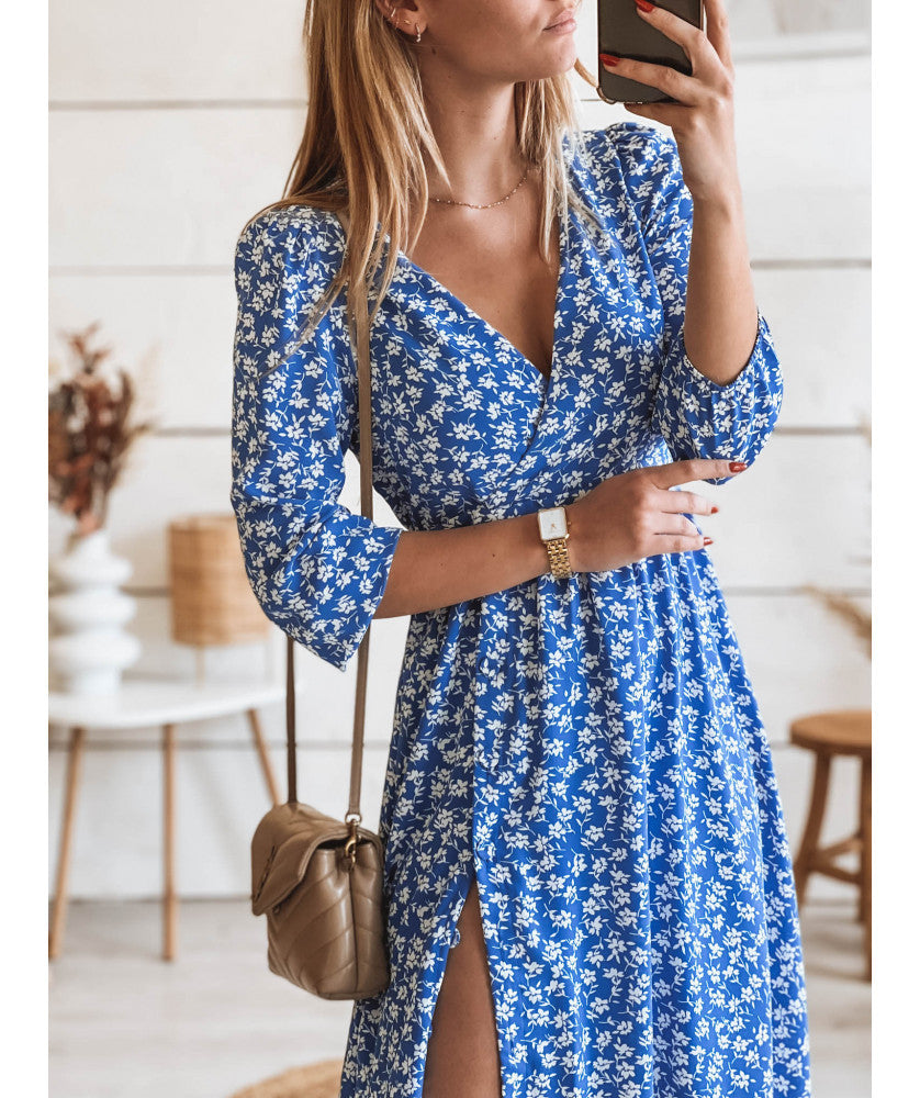 Summer Floral Maxi Dress For Women, Bohemian Dress