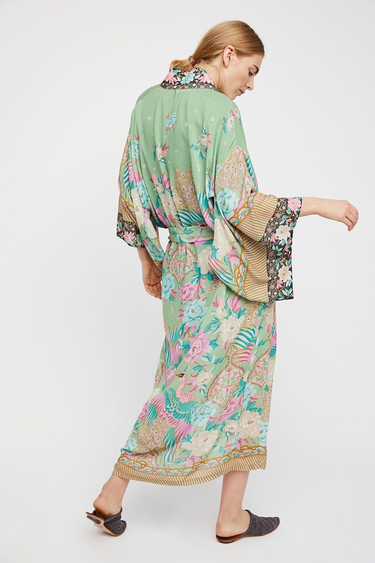 ‘Gipsy Girl’ Hippie Boho Floral Kimono, Bohemian Kimono For Women