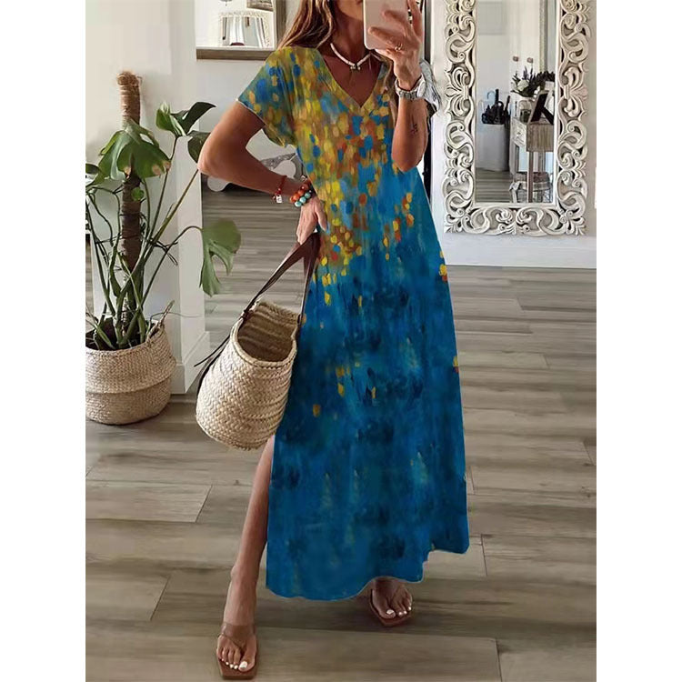 Bohemian Maxi Summer Dress, Boho Dress For Women