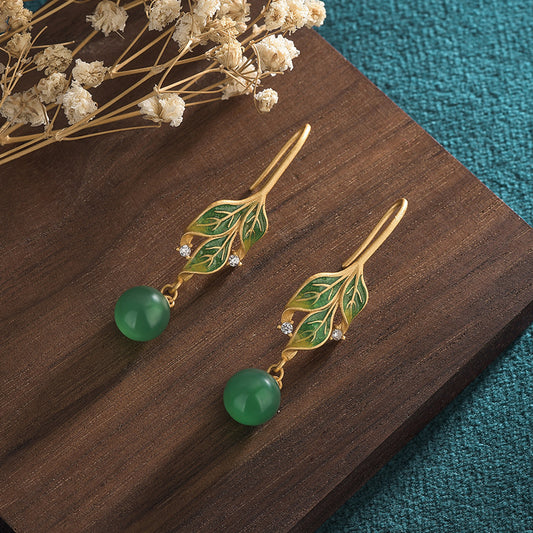 Vintage Jade Earrings