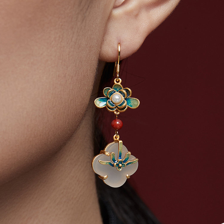  Jade Gemstone Earrings, Jade Jewelry, Jade Gemstone Earrings