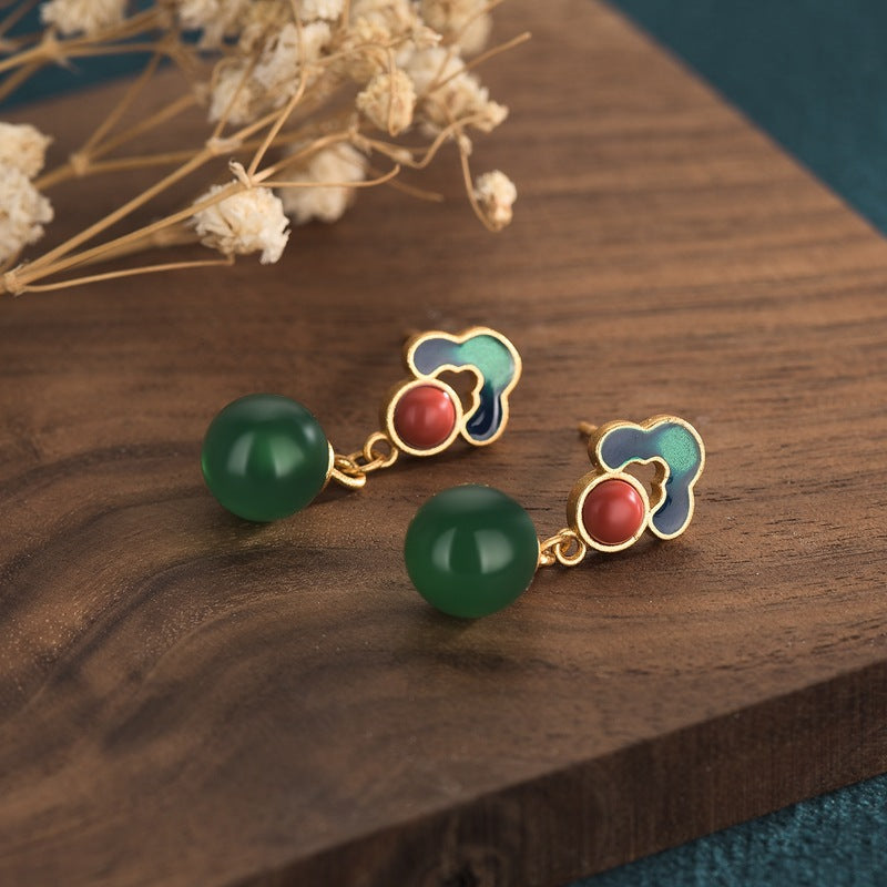 Vintage Jade Earrings