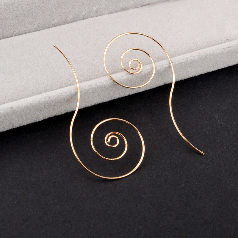 Spiral Earrings Dangle, Statement Earrings For Women