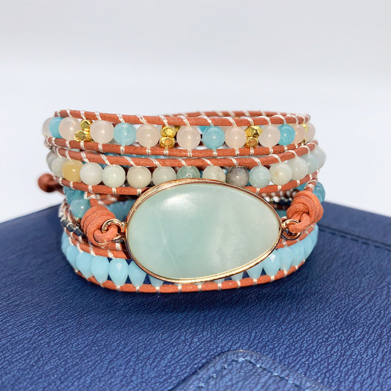 Natural Tianhe Gemstone Bracelet, Crystal Beads Bracelet