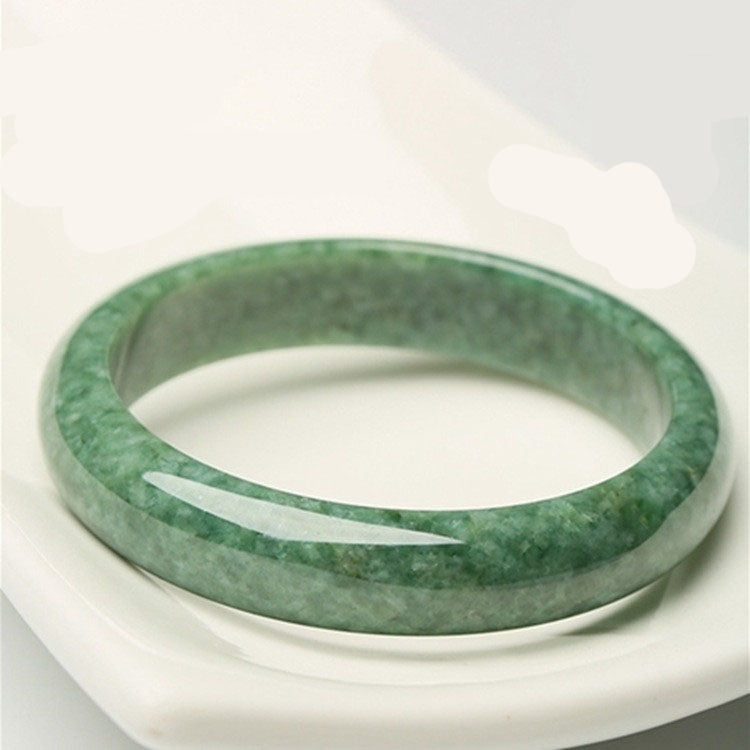 Jade Bracelet, Jade Bangle, Jade Jewelry, Gemstone Crystal Bracelet, Green Jade