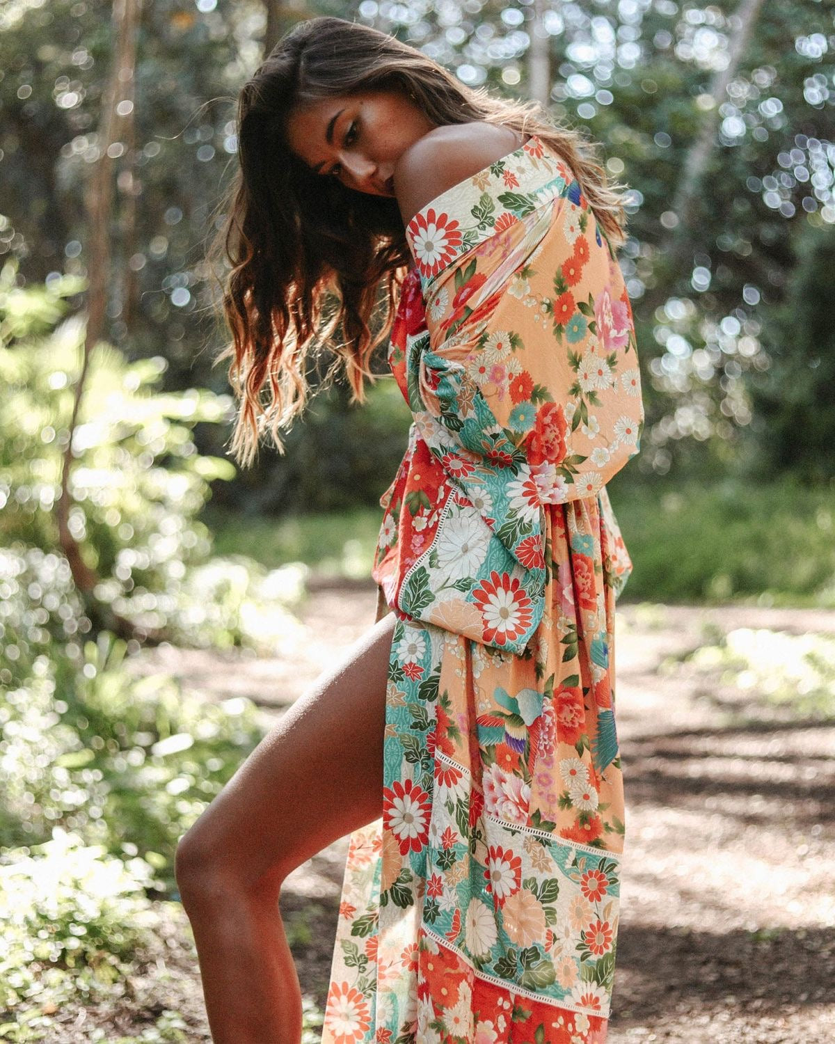 Bohemian best sale kimono robe