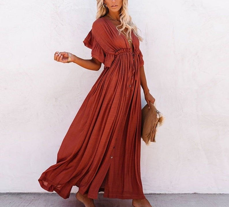 flowy bohemian summer dresses