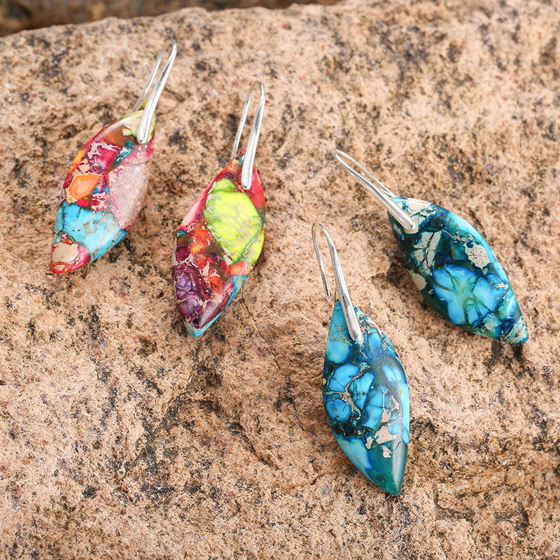 Sea Sediment Gemstone Earrings